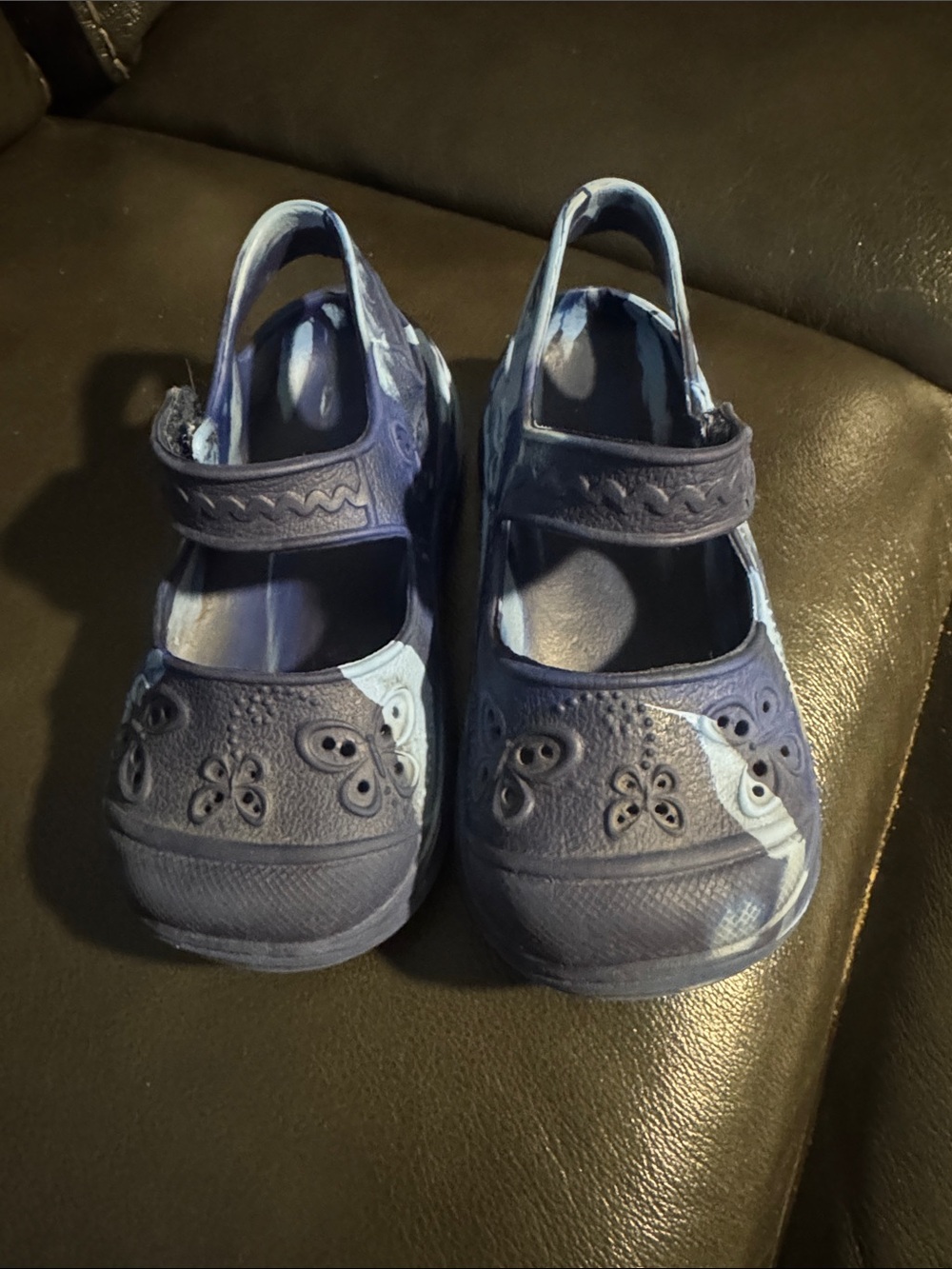 Baby size 7-Navy Blue Mary Jane Sandals